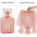 Rubber Hot Water Bottle with Soft Waist Cover - Pink | Pain Relief for Neck, Back, Shoulder, Legs | Waist Warmth | Hot Water Bag Pouch - Buy Online on GoSupps.com