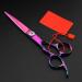 Professional Left-Handed Purple Rose Hair Cutting Scissors Set - 6 Inch Barber Shears for Thinning & Hairdressing - Buy Online on GoSupps.com