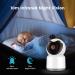 3MP Indoor Wireless Baby Monitor Camera with Night Vision & Humanoid Detection - WiFi Pet Camera for Dog and Cat - 2 Way Audio - Tuya Smart Home Security Camera - Buy Online on GoSupps.com