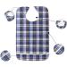Washable Reusable Adult Bib for Eating for Elderly Seniors and Disabled Extra Long Clothing Protector with Crumb Catcher A L - Buy Online on GoSupps.com