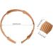 Retractable Hair Bands - Telescopic Folding Headband Elastic Folding Headband Multifunctional Hair Rim Business Travel Hair Accessories Daily Outings Turmeric - Buy Online on GoSupps.com