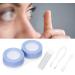 Shop Verdant Touch Mini Contact Lens Container Kit - Portable Purple & Multicolored Plastic Lens Holder for Daily Use Soaking & Retention - Perfect for Travel & Eye Care - Buy Online on GoSupps.com
