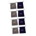 Healeved 8 Pcs Storage Bag Organizer Bags for Travel Makeup Tools Bag Hair Dryer Holder Mini Flocking Cloth