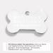Ibera Gifts - Personalized Bone-Shaped Pendants for Dogs & Cats | Engraved Name Collars in Silver - Buy Online on GoSupps.com