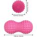 Seleware Peanut Massage Ball - Double Lacrosse Roller for Deep Tissue Relief | Back Neck Shoulder Spine Legs Hips | Trigger Point Muscle Massage - Pink - Buy Online on GoSupps.com