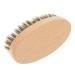 Premium Mini Beard Brush for Men - Wild Boar Oval Design | Facial Hair Cleaning & Grooming Tool (9x5x3 cm) - Buy Online on GoSupps.com