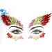 halloween face jewels stick on body stickers Forehead face gems Christmas Party Temporary tattoo face mask Face body Sticker festival outfit mermaid tattoos(SV04)