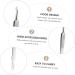 SOESFOUFU 9 Pcs Clip Comedone Extractor Instrument Tool Whitehead Removal Tool Kit Silver Stainless Steel - Buy Online on GoSupps.com