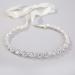 Crystal Wedding Headband Bridal Headpiece Hair Jewelry for Brides and Bridesmaids Silver