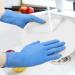 Mira Pak Blue Nitrile Disposable Gloves 4 Mil Food-Safe Latex & Powder Free Textured Fingertips Gloves Large (Pack of 100) - Buy Online on GoSupps.com