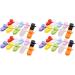 DOITOOL 100 pcs Plastic Baby Teether Toy Pacifier Clips - Soother Toy & Pacifier Suspender for Infants - Buy Online on GoSupps.com