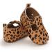 Baby Girl's First Walking Shoes - Mary Jane PU Leather Anti-Slip Princess Shoes | Infant Baby Shoes 0-6 Months | C Leopard Pattern - Buy Online on GoSupps.com