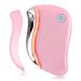 Aikertec Electric Gua Sha, 4-in-1 Multi-Function Anti-Aging Face Massager, Facial Contouring & Firming, Heat Electric Gua Sha Tool, Double Chin, Awakening Skin, Deep Treatment Pink Electric Gua Sha
