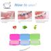 Dental Wax Orthodontic with Colorful Storage Cases (Mint Apple Strawberry) & Patient Applicator Scraper Kit (White) - For Braces Aligners & Dental Appliance Care - 3+1 Pack - Buy Online on GoSupps.com