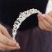 JWICOS Silver Wedding Tiara - Princess Crown for Bride, Rhinestone Birthday Headband for Girls - Crystal Prom Hair Accessory - Buy Online on GoSupps.com