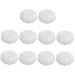 NUOBESTY 10pcs Foam Simulation Pumpkin Ornament Artificial Foam Pumpkins Durafoam Pumpkin Set Child Mini White 10X10CM