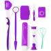 Dinntty 8-Piece Dental Care Kit Portable Orthodontic Tools Teeth Whitening & Interdental Brushes for Effective Oral Hygiene | Ideal for Travel - Buy Online on GoSupps.com