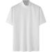 Men's High Collar Turtleneck Short Sleeve T-Shirt Solid Y2-White | Medium - Buy Online on GoSupps.com
