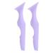 Aid Stencil Pointed Tip Reusable Molds Stencil 2pcs Waterproof for Beginners for Daily Use (Purple)