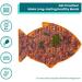 LickiMat Casper Fish-Shaped Cat Slow Feeder | Green | Promotes Mental Stimulation and Anxiety Reduction - Buy Online on GoSupps.com