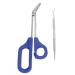 Long Handled Toenail Scissors Easy to Hold Nails File Pedicure Nail Tool Set