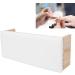Soft Hand Pillow PU Leather Nail Arm Rest Cushion Just Wipe with a Damp Cloth for Manicure for Home for Manicure Store for Hair Salon(white) - Buy Online on GoSupps.com