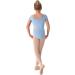 Mirella Girl's Princess Seam Cap Sleeve Dance Leotard 4-6 in Light Blue - Perfect for Dance Class - Buy Online on GoSupps.com