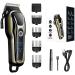 Buy 2023 Hair Clippers | Rechargeable Wireless Trimmer & Electric Shaver with LCD Display | EU Plug - Best for Men - Buy Online on GoSupps.com
