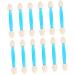 Baluue 48 Pcs Brush Eyeshadow Small Eyeshadow Brush Makeup Applicator Eye Makeup Brushes Blending Colorful - Buy Online on GoSupps.com