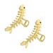 2PCS Large Metal Fish Bone Hair Claw Clips - Gold Hair Accessories for Women & Girls - Buy Online on GoSupps.com