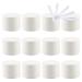 TIANZD 48 Pieces 15ml Matte White Empty Plastic Cosmetic Jars with Screw Lid Inner Liner 15g Small Containers for Homemade Cream Gel Lip Balm Salve Storage Pot with 6x Spatula White 15ml