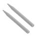 2Pcs Lower Eyelash Pencil Black Super Slim Double Tip Fine Lines Quickly Drying Lash Pen