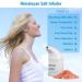 Himalayan Natural Salt Inhaler Pure Pink Granular Salt Therapy for Asthma & Allergy Relief | Ceramic Body White - Buy Online on GoSupps.com