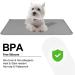 NPET Silicone Waterproof Pet Feeding Mat - Grey | For Cat Fountain | Non-Slip & Easy to Clean - Buy Online on GoSupps.com