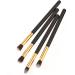 LALADEFIEE 12 Pcs Eye Make-up Brush Kit Eyeliner Brushes Creme Eyeshadows Eye Make- up Brush Kit Black - Buy Online on GoSupps.com