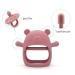 Marmot Silicone Teether Toy for Infants - Nipple Shape Chew Toy for Teething Pain Relief (Mango) - Buy Online on GoSupps.com