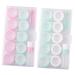 Solustre 2 sentences Storage box for colored contact lenses holder for contact lens container container for eye contact lenses Small contact case contact case.