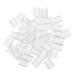 50 pieces Keratin Bondings Replacement Bondings U Tip Hair Extensions - White