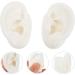 Silicone Ear Model - Medium Size White | Ear Display Teaching Aid for Studs Earring Display - Buy Online on GoSupps.com