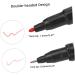 Healeved 10pcs Marker Pen Waterproof Brow Pencil Brow Pen Pencils Tool Plastic Red 13.9x1.8cm Red - Buy Online on GoSupps.com