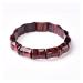 Natural Crystal Rough 1pc Natural Red Tiger Eye Stone Elastic Crystal Bracelet 12MM*16MM