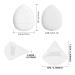 Buy Sibba Powder Tassage Loose Makeup Setting Pads - 8 Multicolored Triangular Face Foundation Blenders - Portable Soft Mini Applicator for Flawless Beauty Finish - Buy Online on GoSupps.com