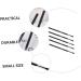 Baluue 10 Pcs Makeup Brush Makeup Eyeliner Brush Eyebrow Brush Makeup Eyeliner Wand Artificial Fiber Black - Buy Online on GoSupps.com