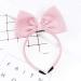 YAXAMING Bow Headband - Big Bow Halloween Christmas Hairband for Women, Cute Handmade Hair Accessories | Pink Style - Buy Online on GoSupps.com