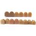 6 Pairs Beige U-Shaped High Heel Tips for Women - 8MM Size, Durable Non-Slip Protectors for Quiet and Comfortable Wear - Buy Online on GoSupps.com