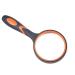 20 Times High-Definition Rubber Handle Type 100MM Glass L Hand-held Magnifier Old Reading Children's Glass Made in China