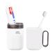 univolunaris Travel Toothbrush Cup Camping Hotel Washable with Handle Toiletries Capacity (Gray)