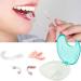 Press-to-Open Retainer Case Portable Denture Box Teeth Retainer Box False Teeth Container for Denture Braces Mouth Guard (Green) Lake Green - Buy Online on GoSupps.com