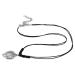 Oralgos adjustable black cord necklace with heart trailer fashionable necklace stylish chain for women and men braided rope + alloy