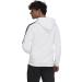adidas Men's Essentials Fleece 3-Stripes Hoodie X-Large - White/Black - Buy Online on GoSupps.com